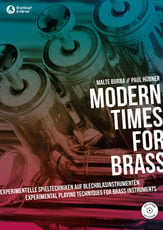 Modern Times for Brass Book with CD cover